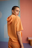 Orange Zest  Hoody Top