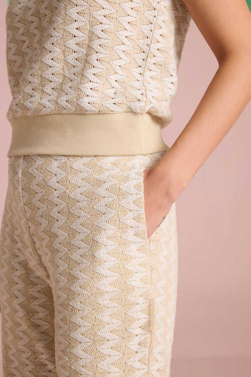 Stracciatella Crochet Pants