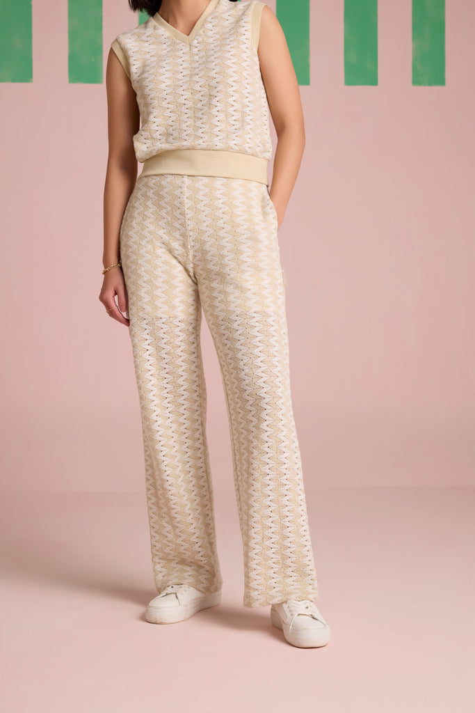 Stracciatella Crochet Pants