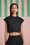 Aeris Panel Top - Black