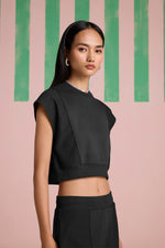 Aeris Panel Top - Black