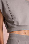 Aeris Panel Top - Circular Grey