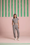 Aeris Panel Co-ord Set - Circular Grey