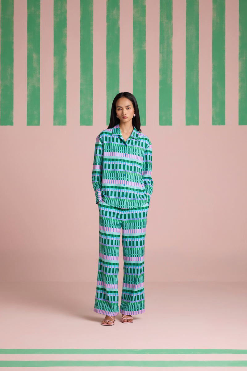 Geo - Pop Shirt Co-ord Set