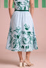 Rosette Stripe Skirt