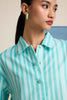 Aqua Stride Overlap Shirt