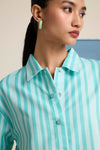 Aqua Stride Overlap Shirt