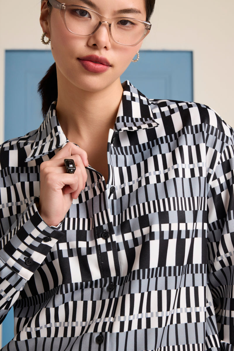 Monotone Maze Shirt