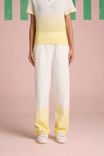 Serene Stitch Ombre Pants - Butter Yellow