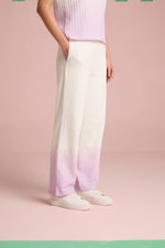 Serene Stitch Ombre Pants - Lilac