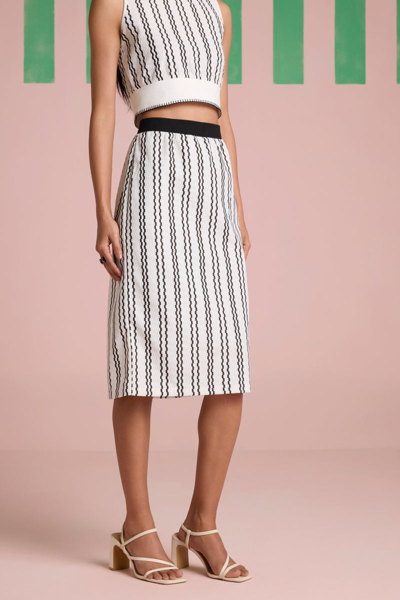 Monochrome Muse Skirt Co-ord Set