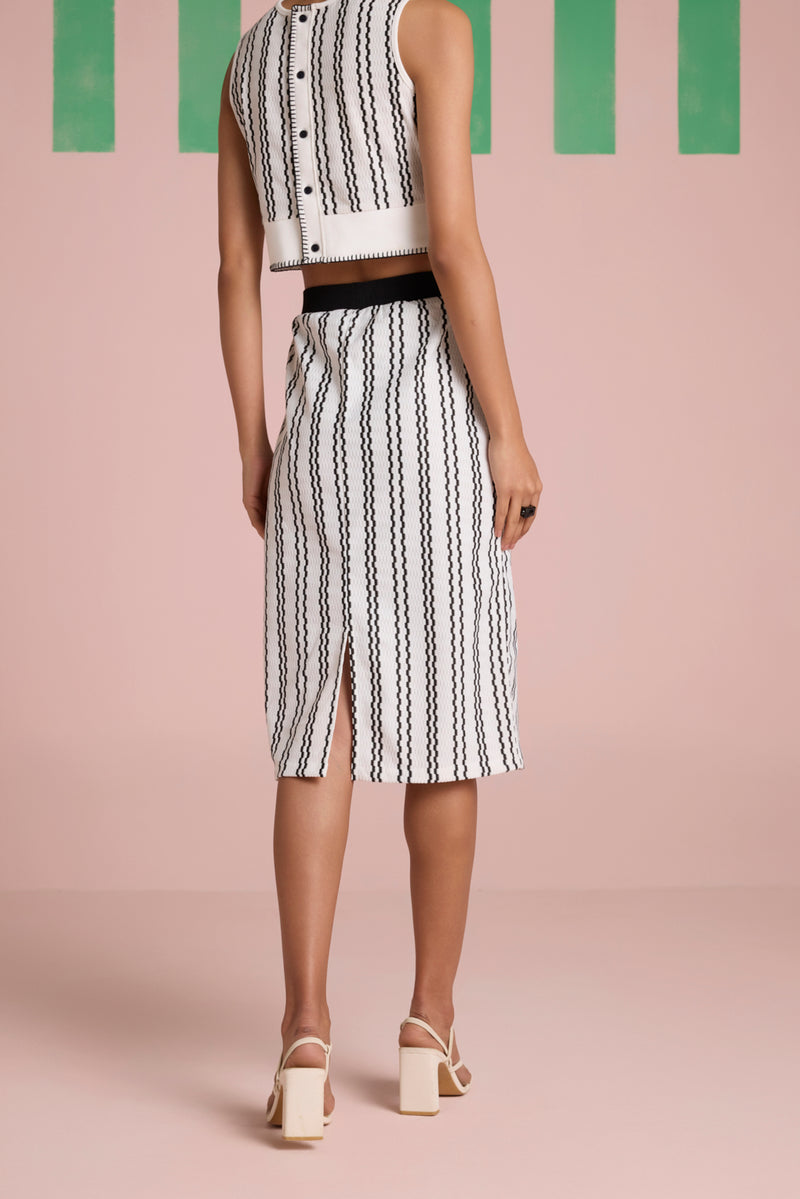 Monochrome Muse Skirt