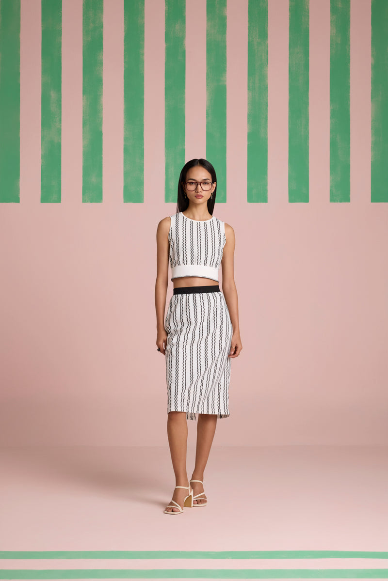 Monochrome Muse Skirt