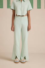 Spruce Slit Co-ord Set - Cool Matcha