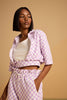 Checkmate Vibe Co-ord Set - Lavender