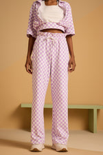 Checkmate Vibe Pant - Lavender