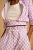 Checkmate Vibe Co-ord Set - Lavender