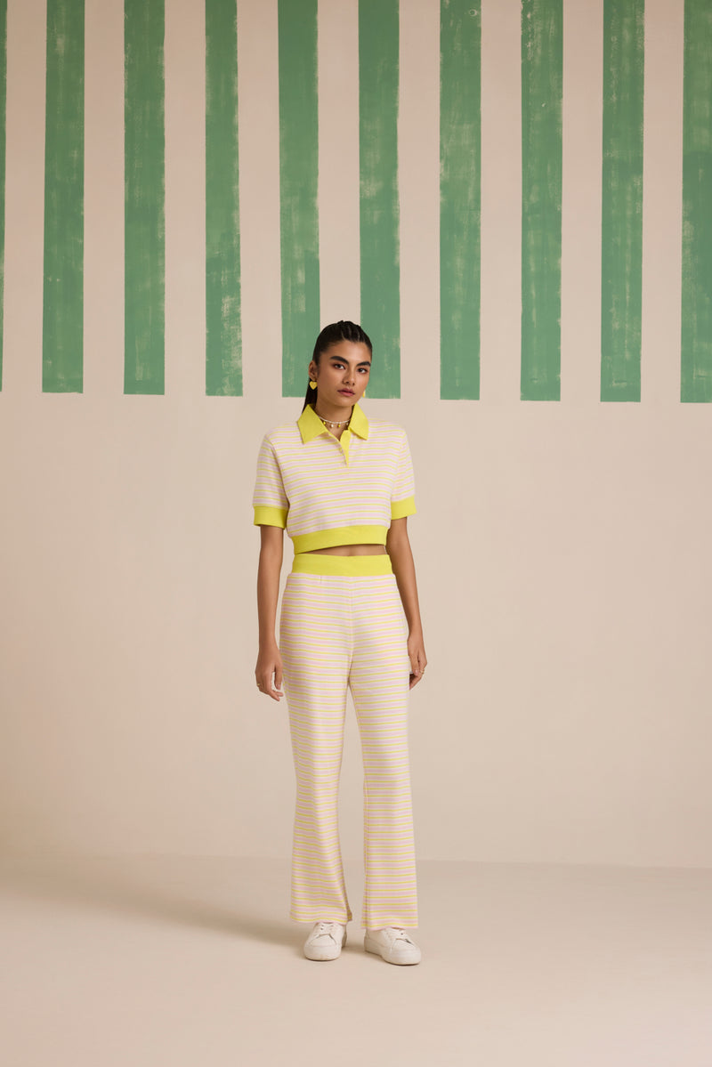 Citrus Pop Polo Top