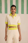 Citrus Pop Polo Top