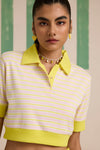 Citrus Pop Polo Top