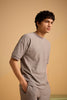 Maverick Jac'quard Tee - Steel Grey