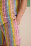 Kaleido Stripes Crochet Co-ord Set