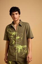 Sunbeam Spect'rum Shirt - Green Fig