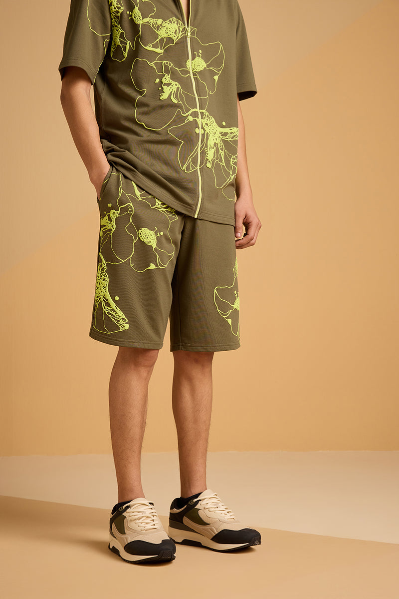 Sunbeam Spect'rum Shorts - Green Fig