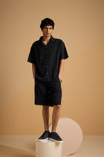 Textured Terrain Shirt - Black