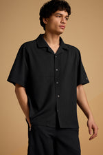 Textured Terrain Shirt - Black