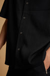 Textured Terrain Shirt - Black