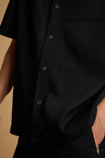 Textured Terrain Shirt - Black