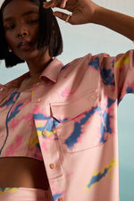 Psychedelic Splash Shirt- Peachy Pie