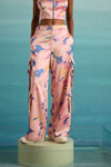 Psychedelic Splash Pant- Peachy Pie