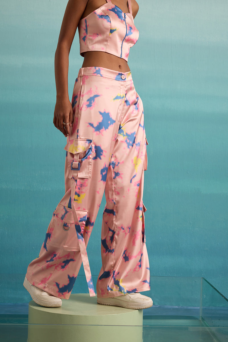 Psychedelic Splash Pant- Peachy Pie