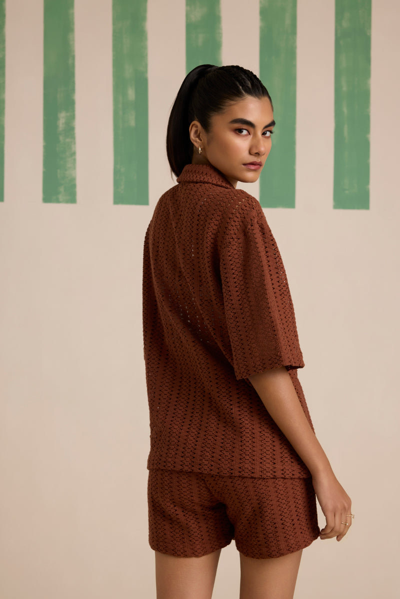 Cacao Weave Shirt