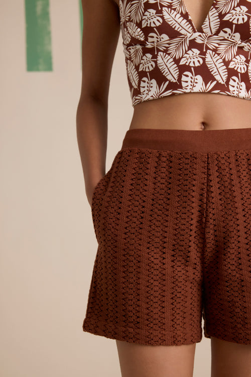 Cacao Weave Shorts