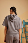 Silver Mist Hoody Top