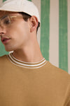 Oat Grain Textured Tshirt