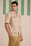 Havana Palm Embroidery Shirt