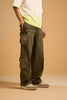 Coastal Comfort Slouchy Pants - Green Fig