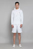 Rio Celeste-White Hoodie