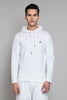 Rio Celeste-White Hoodie