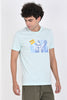 All Set T-shirt Blue Glass