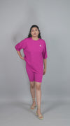 Chill Out Oversized Tops Festival Fuchsia